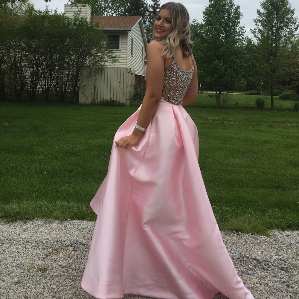Blush Pink Prom Dress
